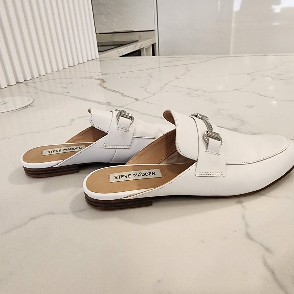 Steve Madden White Women's Loafers